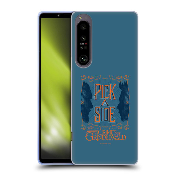 Fantastic Beasts The Crimes Of Grindelwald Art Nouveau Pick A Side Soft Gel Case for Sony Xperia 1 IV