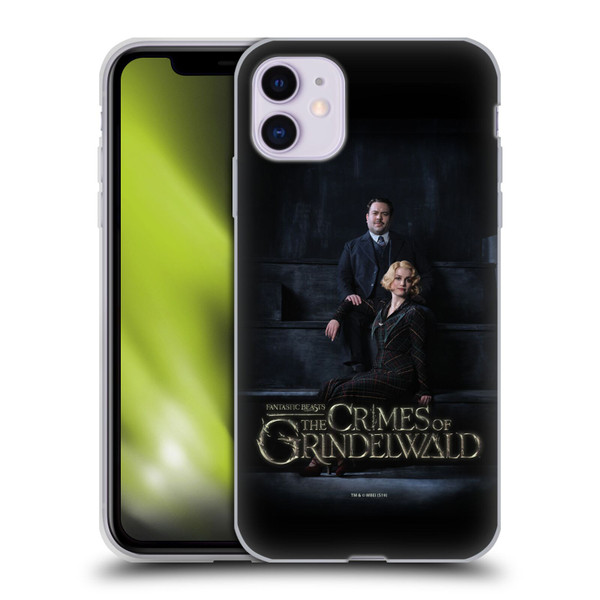 Fantastic Beasts The Crimes Of Grindelwald Character Art Jacob And Queenie Soft Gel Case for Apple iPhone 11