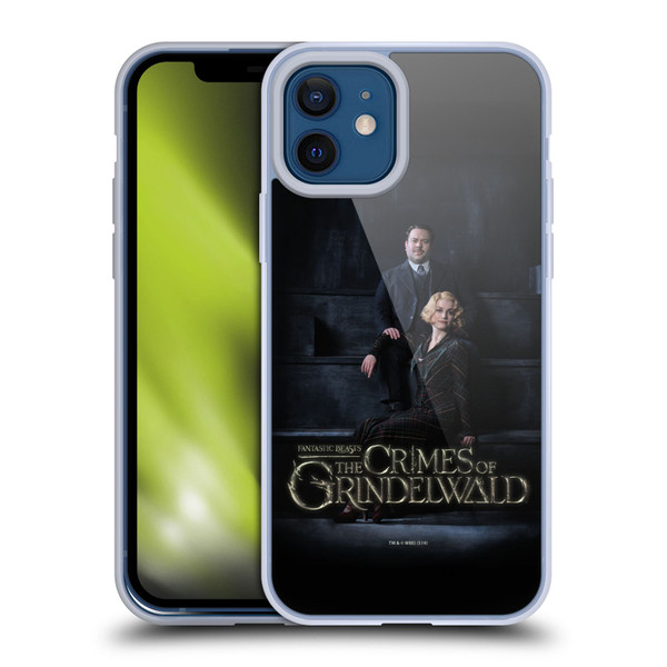 Fantastic Beasts The Crimes Of Grindelwald Character Art Jacob And Queenie Soft Gel Case for Apple iPhone 12 / iPhone 12 Pro