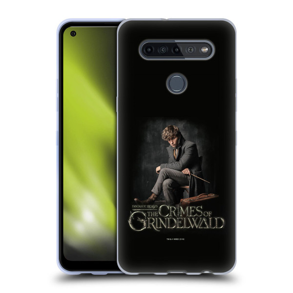 Fantastic Beasts The Crimes Of Grindelwald Character Art Newt Sitting Soft Gel Case for LG K51S