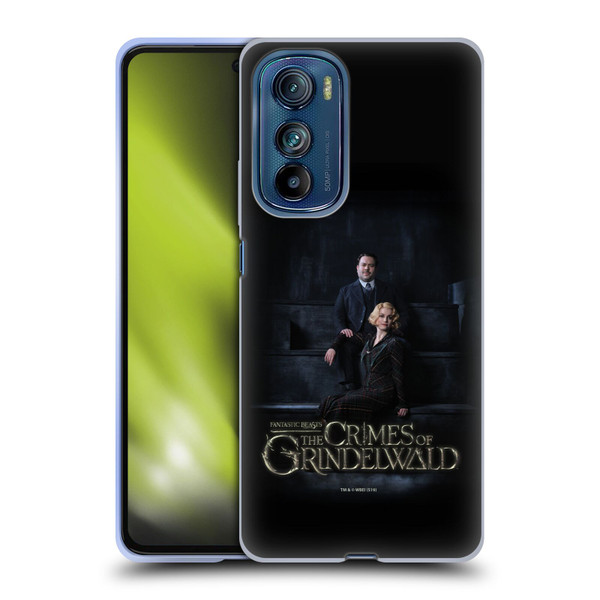 Fantastic Beasts The Crimes Of Grindelwald Character Art Jacob And Queenie Soft Gel Case for Motorola Edge 30