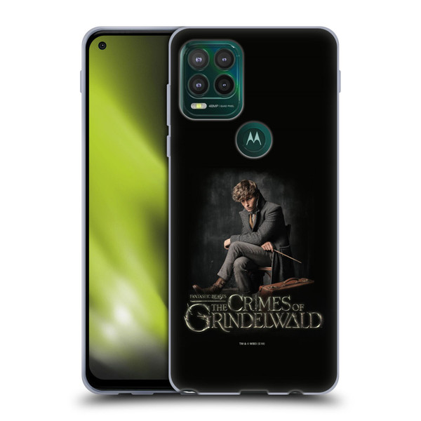 Fantastic Beasts The Crimes Of Grindelwald Character Art Newt Sitting Soft Gel Case for Motorola Moto G Stylus 5G 2021