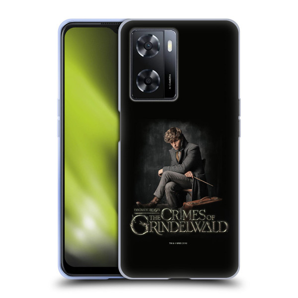 Fantastic Beasts The Crimes Of Grindelwald Character Art Newt Sitting Soft Gel Case for OPPO A57s