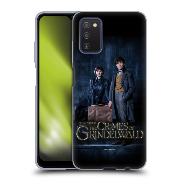 Fantastic Beasts The Crimes Of Grindelwald Character Art Tina And Newt Soft Gel Case for Samsung Galaxy A03s (2021)