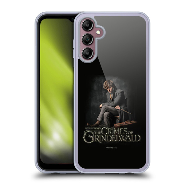 Fantastic Beasts The Crimes Of Grindelwald Character Art Newt Sitting Soft Gel Case for Samsung Galaxy A14 5G