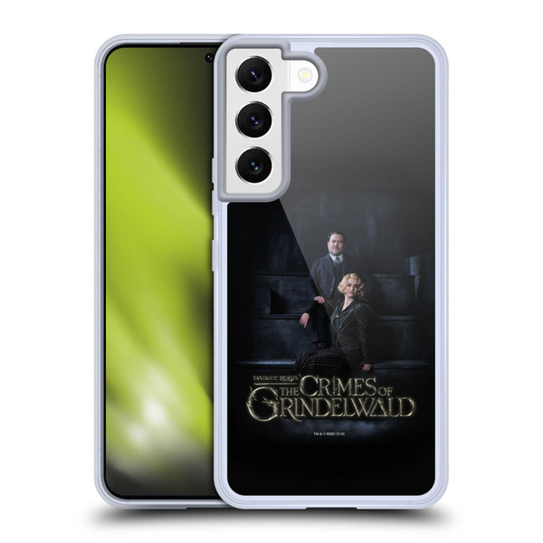 Fantastic Beasts The Crimes Of Grindelwald Character Art Jacob And Queenie Soft Gel Case for Samsung Galaxy S22 5G