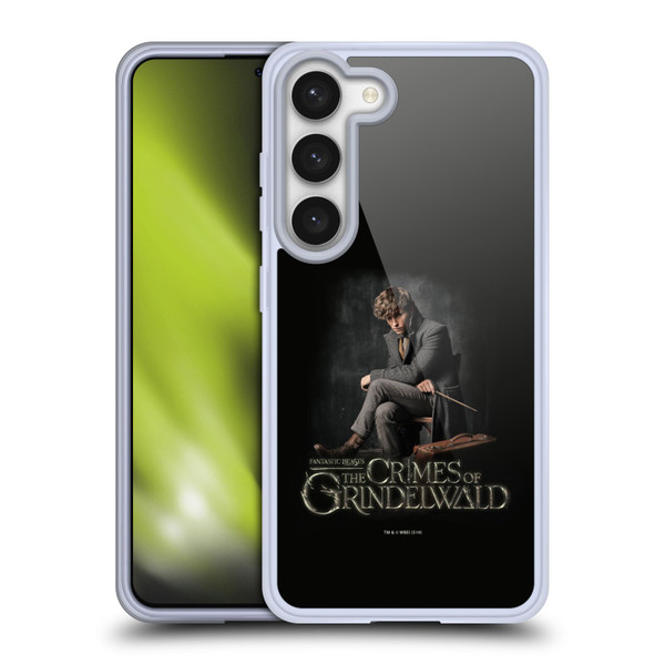 Fantastic Beasts The Crimes Of Grindelwald Character Art Newt Sitting Soft Gel Case for Samsung Galaxy S23 5G