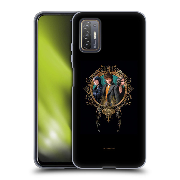 Fantastic Beasts The Crimes Of Grindelwald Key Art Love Triangle Soft Gel Case for HTC Desire 21 Pro 5G