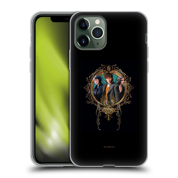 Fantastic Beasts The Crimes Of Grindelwald Key Art Love Triangle Soft Gel Case for Apple iPhone 11 Pro