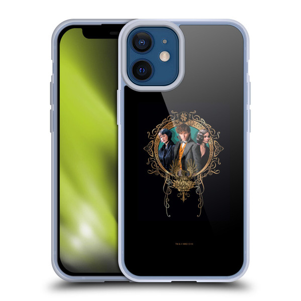 Fantastic Beasts The Crimes Of Grindelwald Key Art Love Triangle Soft Gel Case for Apple iPhone 12 Mini