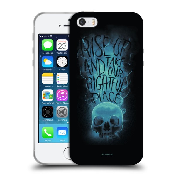 Fantastic Beasts The Crimes Of Grindelwald Key Art Rise Up Soft Gel Case for Apple iPhone 5 / 5s / iPhone SE 2016