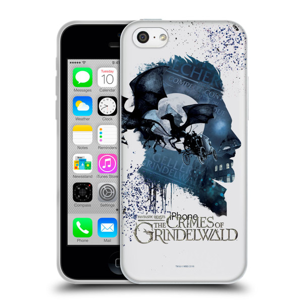 Fantastic Beasts The Crimes Of Grindelwald Key Art Grindelwald Soft Gel Case for Apple iPhone 5c