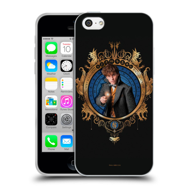 Fantastic Beasts The Crimes Of Grindelwald Key Art Newt Scamander Soft Gel Case for Apple iPhone 5c