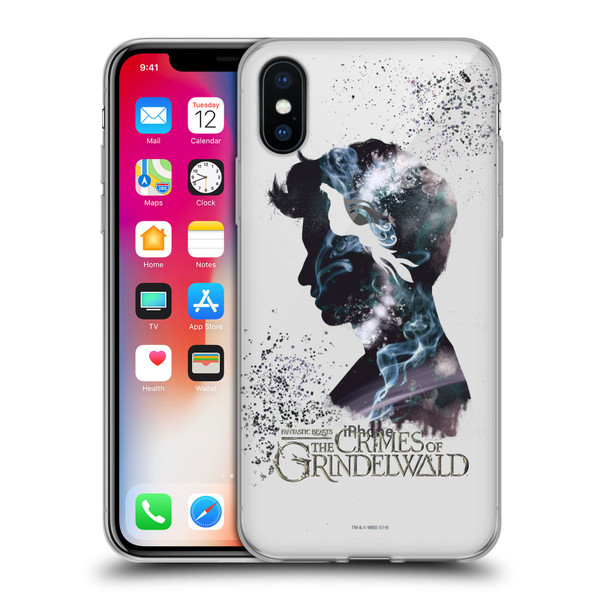 Fantastic Beasts The Crimes Of Grindelwald Key Art Newt Soft Gel Case for Apple iPhone X / iPhone XS