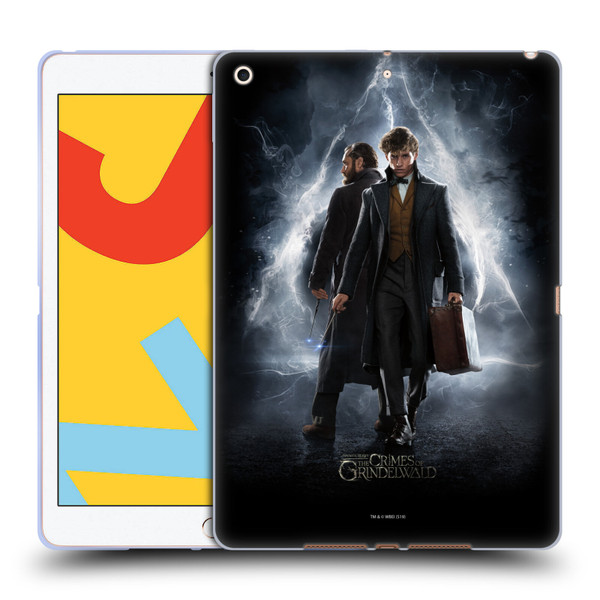 Fantastic Beasts The Crimes Of Grindelwald Key Art Newt & Albus Poster Soft Gel Case for Apple iPad 10.2 2019/2020/2021
