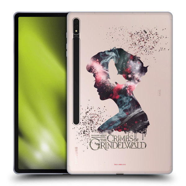 Fantastic Beasts The Crimes Of Grindelwald Key Art Queenie Soft Gel Case for Samsung Galaxy Tab S8 Plus