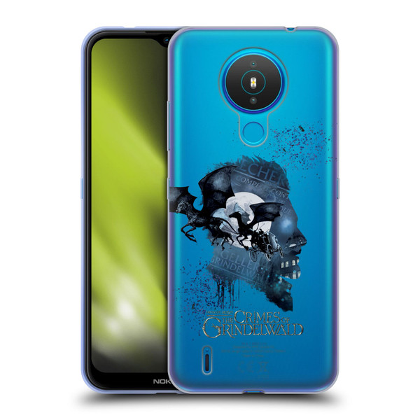 Fantastic Beasts The Crimes Of Grindelwald Key Art Grindelwald Soft Gel Case for Nokia 1.4