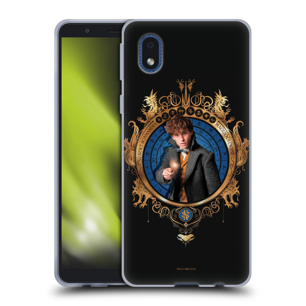 Fantastic Beasts The Crimes Of Grindelwald Key Art Newt Scamander Soft Gel Case for Samsung Galaxy A01 Core (2020)