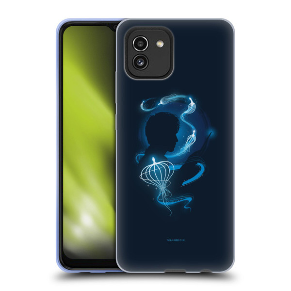 Fantastic Beasts The Crimes Of Grindelwald Key Art Silhouette Soft Gel Case for Samsung Galaxy A03 (2021)