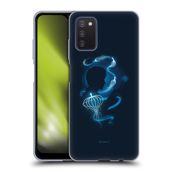Fantastic Beasts The Crimes Of Grindelwald Key Art Silhouette Soft Gel Case for Samsung Galaxy A03s (2021)