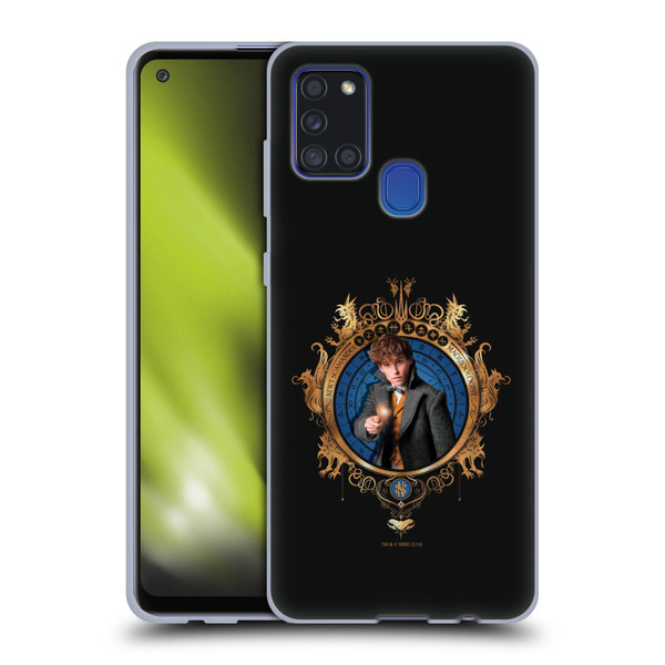 Fantastic Beasts The Crimes Of Grindelwald Key Art Newt Scamander Soft Gel Case for Samsung Galaxy A21s (2020)