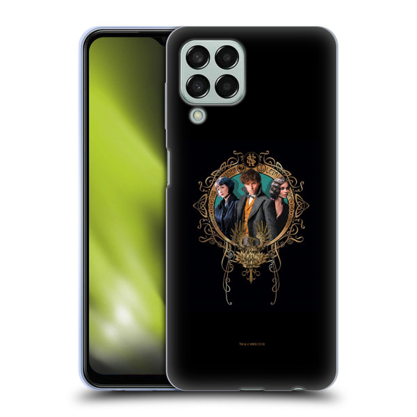 Fantastic Beasts The Crimes Of Grindelwald Key Art Love Triangle Soft Gel Case for Samsung Galaxy M33 (2022)