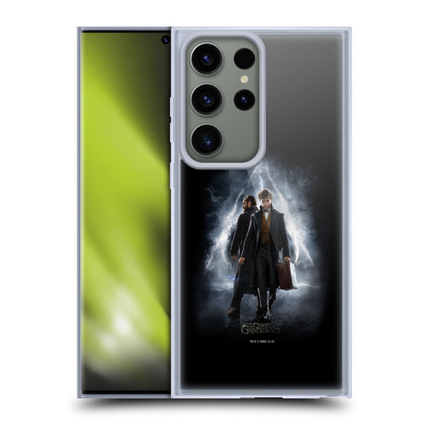 Fantastic Beasts The Crimes Of Grindelwald Key Art Newt & Albus Poster Soft Gel Case for Samsung Galaxy S23 Ultra 5G