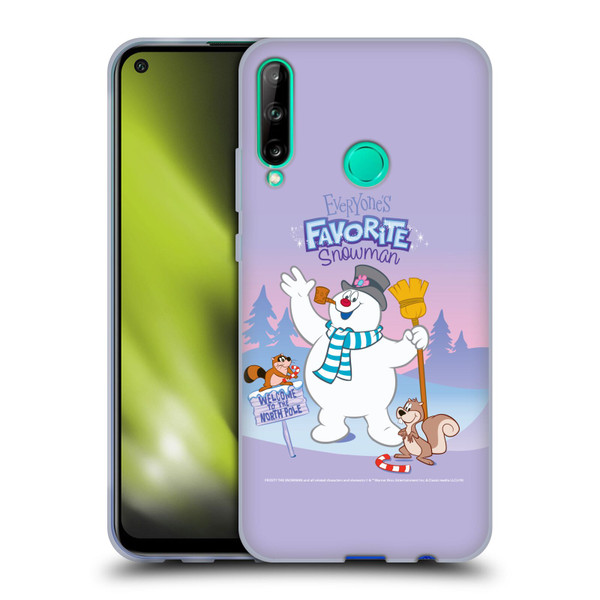Frosty the Snowman Movie Key Art Favorite Snowman Soft Gel Case for Huawei P40 lite E