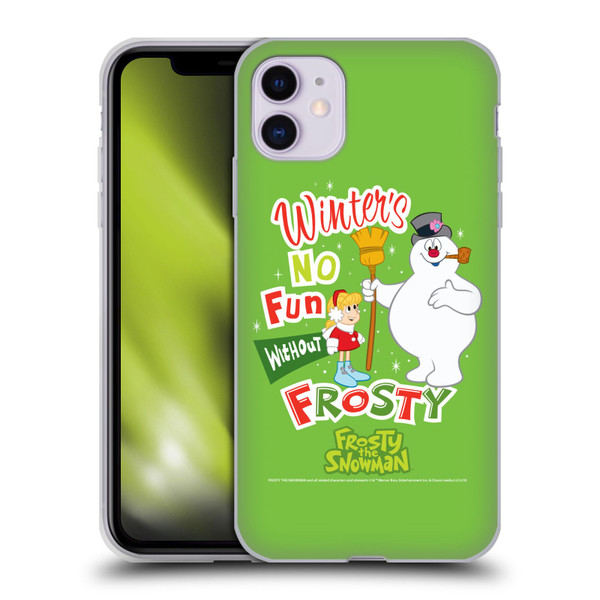 Frosty the Snowman Movie Key Art Winters Soft Gel Case for Apple iPhone 11