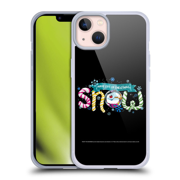Frosty the Snowman Movie Key Art Snow Soft Gel Case for Apple iPhone 13
