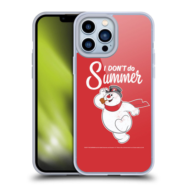 Frosty the Snowman Movie Key Art I Don't Do Summer Soft Gel Case for Apple iPhone 13 Pro Max