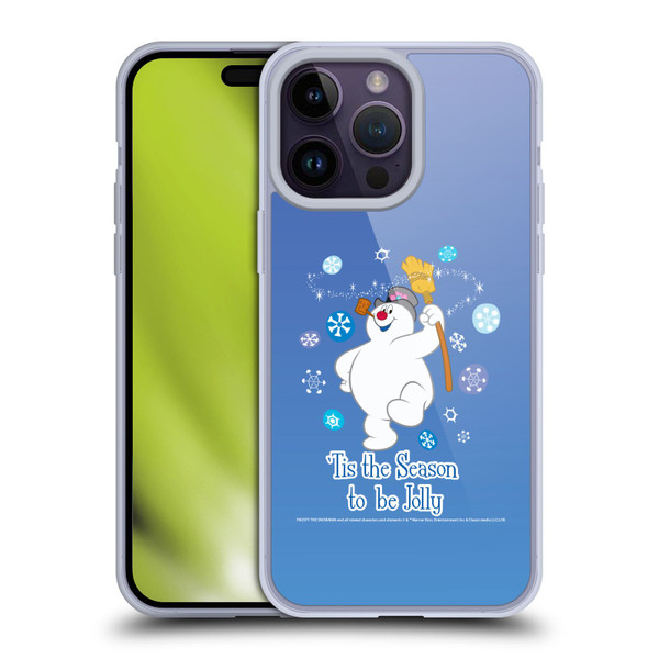 Frosty the Snowman Movie Key Art Season Soft Gel Case for Apple iPhone 14 Pro Max