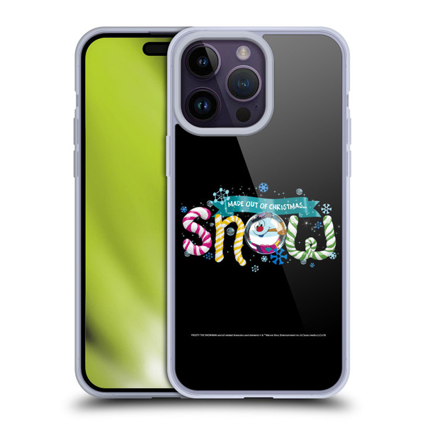 Frosty the Snowman Movie Key Art Snow Soft Gel Case for Apple iPhone 14 Pro Max