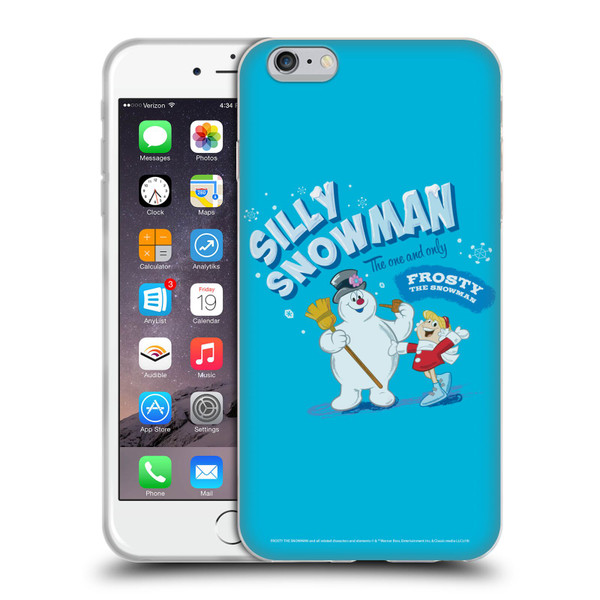 Frosty the Snowman Movie Key Art Silly Snowman Soft Gel Case for Apple iPhone 6 Plus / iPhone 6s Plus