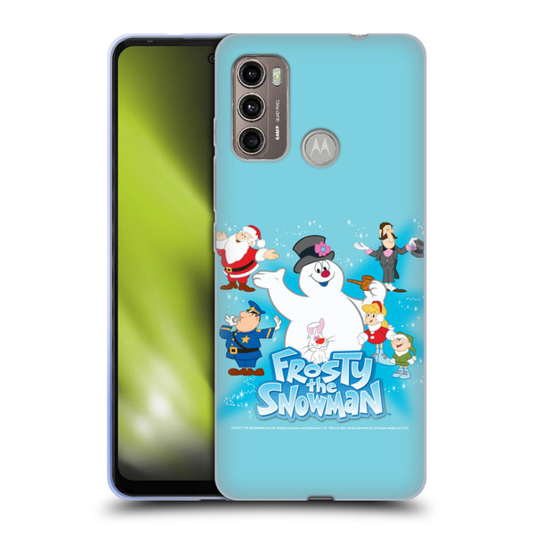 Frosty the Snowman Movie Key Art Group Soft Gel Case for Motorola Moto G60 / Moto G40 Fusion