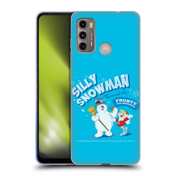 Frosty the Snowman Movie Key Art Silly Snowman Soft Gel Case for Motorola Moto G60 / Moto G40 Fusion