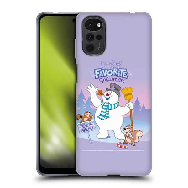 Frosty the Snowman Movie Key Art Favorite Snowman Soft Gel Case for Motorola Moto G22