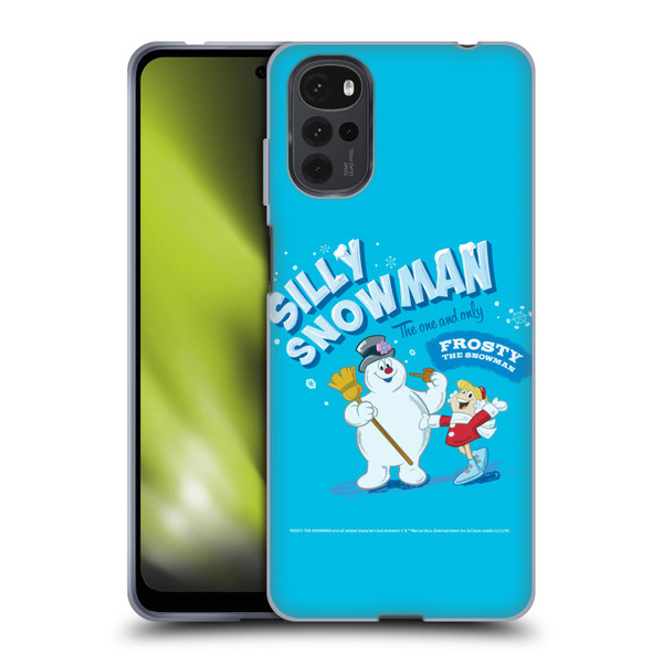 Frosty the Snowman Movie Key Art Silly Snowman Soft Gel Case for Motorola Moto G22