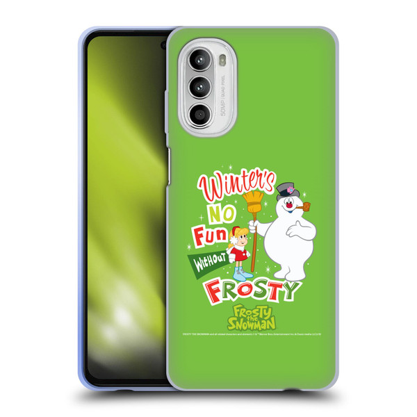 Frosty the Snowman Movie Key Art Winters Soft Gel Case for Motorola Moto G52