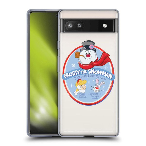 Frosty the Snowman Movie Key Art Frosty And Friends Soft Gel Case for Google Pixel 6a