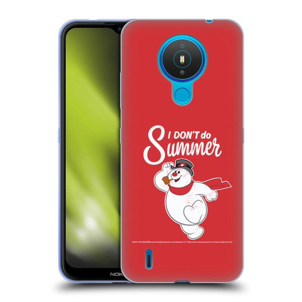 Frosty the Snowman Movie Key Art I Don't Do Summer Soft Gel Case for Nokia 1.4