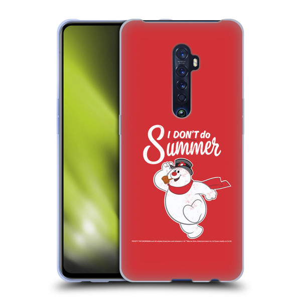 Frosty the Snowman Movie Key Art I Don't Do Summer Soft Gel Case for OPPO Reno 2