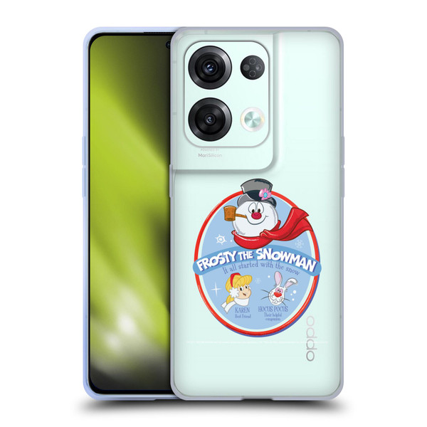 Frosty the Snowman Movie Key Art Frosty And Friends Soft Gel Case for OPPO Reno8 Pro