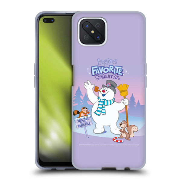 Frosty the Snowman Movie Key Art Favorite Snowman Soft Gel Case for OPPO Reno4 Z 5G