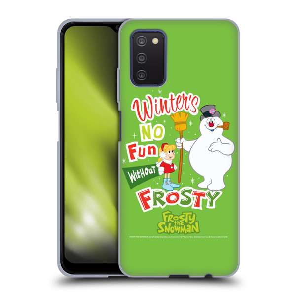 Frosty the Snowman Movie Key Art Winters Soft Gel Case for Samsung Galaxy A03s (2021)