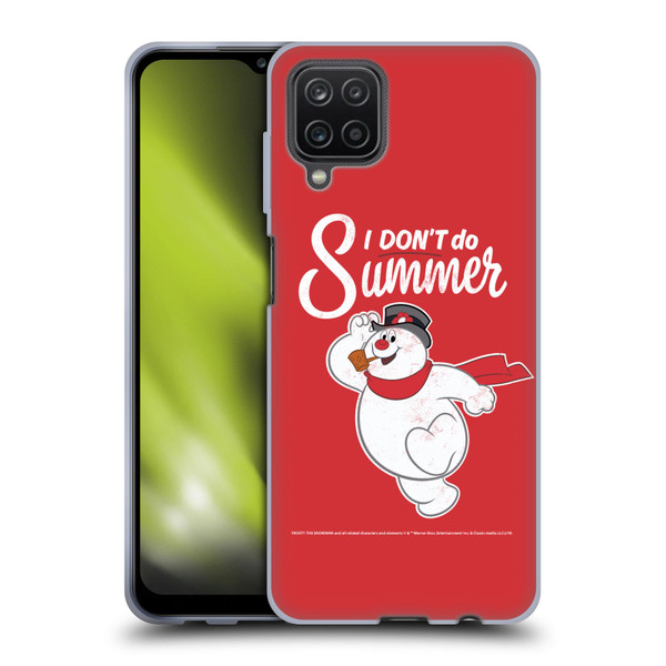 Frosty the Snowman Movie Key Art I Don't Do Summer Soft Gel Case for Samsung Galaxy A12 (2020)