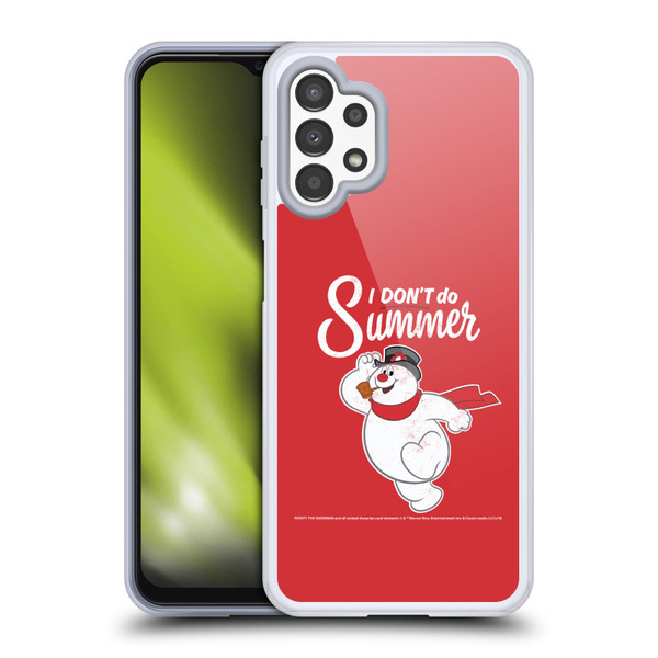 Frosty the Snowman Movie Key Art I Don't Do Summer Soft Gel Case for Samsung Galaxy A13 (2022)