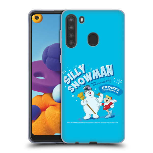 Frosty the Snowman Movie Key Art Silly Snowman Soft Gel Case for Samsung Galaxy A21 (2020)