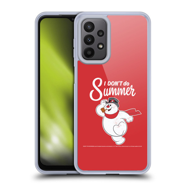 Frosty the Snowman Movie Key Art I Don't Do Summer Soft Gel Case for Samsung Galaxy A23 / 5G (2022)