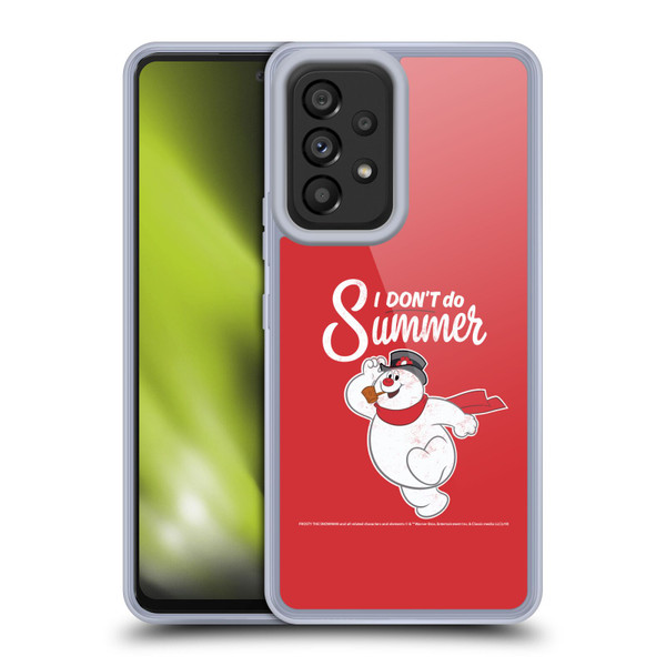 Frosty the Snowman Movie Key Art I Don't Do Summer Soft Gel Case for Samsung Galaxy A53 5G (2022)